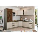 Ver imagem 2 de Gabinete de Cozinha Modulado Balcão Connect 3 Gavetas C/tampo Duna/cristal - Henn