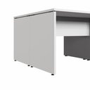 Ver imagem 6 de Espaço de Trabalho 6 Lugares 3,30m X 1,40m Pé Painel F5 Cor:cinza