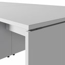 Ver imagem 5 de Espaço de Trabalho 6 Lugares 3,30m X 1,40m Pé Painel F5 Cor:cinza