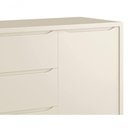 Ver imagem 4 de Cômoda Sapateira Classic New Areia Fosco com Madeira - Reller