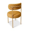 Ver imagem 6 de Cadeira Sala de Jantar Margara Kit 4 Base Aço Dourado Bouclê D03 - D'Rossi
