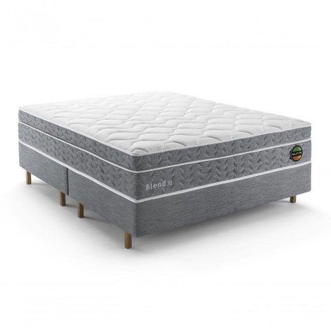 Cama Box Blend 32 Latex Solteiro King 96x203cm Opcionais Kit Spa
