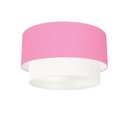 Ver imagem 1 de Plafon de Sobrepor Cilíndrico Sp-3045 Cúpula Cor Rosa Bebê Branco