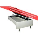 Ver imagem 2 de Cama Base Baú c/Aux Solteiro Ortobom Corano White 88x188