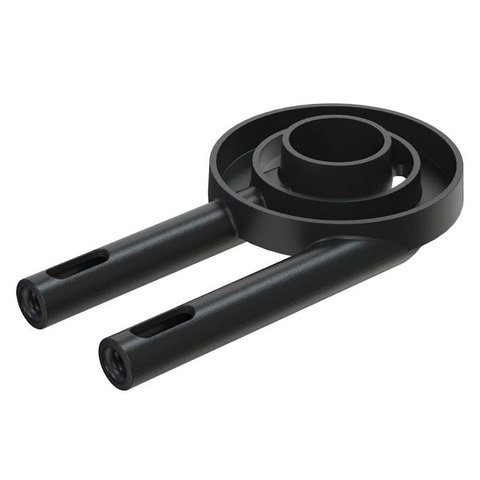 Queimador Duplo Econômico V de Fogão Industrial Ferro 14cm