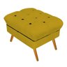 Puff Mariana Pés Palito Mel Suede Amarelo - Amarena Móveis P2/MARIANA/PALITO - 2