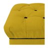 Puff Mariana Pés Palito Mel Suede Amarelo - Amarena Móveis P2/MARIANA/PALITO - 4