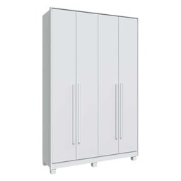 Guarda Roupa New Paranoá com 4 Portas e 2 Gavetas Móveis Rimo Branco - 1