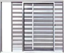 Ver imagem 1 de Janela de Aluminio Veneziana 3 Folhas sem Grade Linha Leve:1,00 X 1,00/brilhante