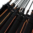 Ver imagem 2 de Rede de Dormir Tropical Preto Listrado