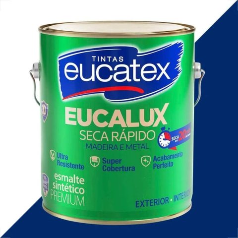 Esmalte Sintético Premium 3,6 L Azul Del Rey - Eucatex