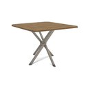 Ver imagem 1 de Mesa P/ Cozinha Volga C/ Tampo 90cm Niquel/nogueira - Kappesberg