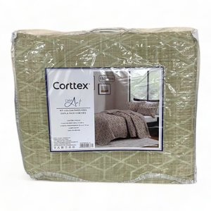 Kit Colcha King Patchwork Paris 3 Peças Sortido