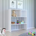 Ver imagem 2 de Estante Infantil Organizadora Com Nichos Cindy L03 Branco - Mpozenato