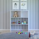 Ver imagem 3 de Estante Infantil Organizadora Com Nichos Cindy L03 Branco - Mpozenato