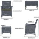 Ver imagem 2 de 2 Poltronas e 1 Mesa Igapó em Alumínio Pintura Fendi Corda Náutica Estofado 13