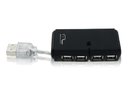 Ver imagem 1 de HUB 4 PORTAS SLIM USB 2.0 AC064 PRETO MULTILASER
