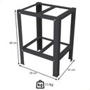 Ver imagem 3 de Cavalete para Forno Convector Smart New Venâncio em Aço Carbono 57429
