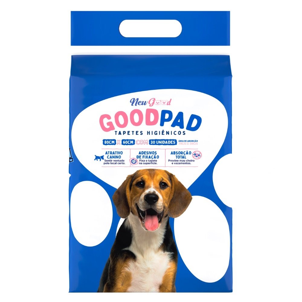 Combo 10pct Tapete Higienico Good Pad Cães 80x60cm 300 Uni - 2