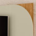 Ver imagem 7 de Painel TV Rack Bancada Suzy M20 65" 182cm MDP Correr Cumaru e Opala D'Rossi