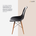Ver imagem 5 de Kit 3 Cadeiras para Cozinha Sala de Jantar Quarto Charles Eames eiffel 130ppp Preto