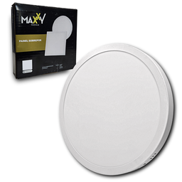 Kit 10 Painéis Plafon Led Sobrepor Redondo 24w Frio - Frio (6500k) - 1