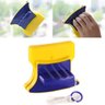 Limpa Vidro Magnético Amarelo Limpeza Pelos Dois Lados Escova Rodo para Janelas Aquários Box - 2