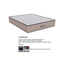 Ver imagem 2 de Conjunto Box Casal: Colchão Espuma Orthoflex D33 Milão Double Face Black + Base Crc Suede Clean(