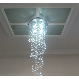 Lustre Espiral Para Hall De Entrada e Vão De Escada, Com 1,70M De Altura - 2