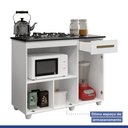 Ver imagem 5 de Balcão para Cooktop 4 Bocas Violeta Kaiki Móveis:branco