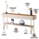 Ver imagem 4 de Aparador Decorativo Industrial Sala de Estar Jantar La Vie B01 Off White Cinamomo - Lyam Decor