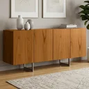 Ver imagem 7 de Aparador Decorativo Industrial Sala de Estar Jantar La Vie B01 Off White Cinamomo - Lyam Decor