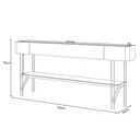 Ver imagem 5 de Aparador Decorativo Industrial Sala de Estar Jantar La Vie B01 Off White Cinamomo - Lyam Decor