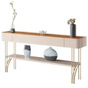 Ver imagem 3 de Aparador Decorativo Industrial Sala de Estar Jantar La Vie B01 Off White Cinamomo - Lyam Decor