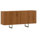 Ver imagem 3 de Aparador Decorativo Industrial Sala de Estar Jantar La Vie B01 Off White Cinamomo - Lyam Decor