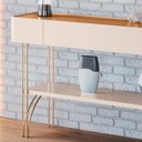 Ver imagem 3 de Aparador Decorativo Industrial Sala de Estar Jantar La Vie B01 Off White Cinamomo - Lyam Decor