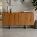 Ver imagem 6 de Aparador Decorativo Industrial Sala de Estar Jantar La Vie B01 Off White Cinamomo - Lyam Decor