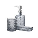 Ver imagem 1 de Conjunto Banheiro Vidro Black 3pçs Class Home