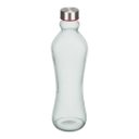 Ver mais imagens de Garrafa de Vidro 950ml Transparente 31x9x9cm Água Suco Geladeira Bebidas Tampa