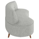 Ver imagem 6 de Sofá 2 Lugares para Sala Living 135cm Pés Palito Korah K04 Linho Cinza - Mpozenato