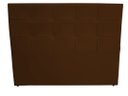 Ver imagem 1 de Cabeceira De Cama Box Luiza Casal 140cm X 106cm Suede Marrom Ms Decor