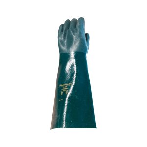 Luva Pvc Palma Áspera Verde com Forro Handschuhe Ca 1170 56cm