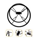 Ver imagem 1 de Enrolador Suporte Giratorio para Mangueira de Jardim até 50 Metros em Aço Ideal Jardim Muro Parede