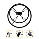 Ver imagem 1 de Enrolador Suporte Giratorio para Mangueira de Jardim até 50 Metros em Aço Ideal Jardim Muro Parede