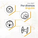 Ver imagem 5 de Enrolador Suporte Giratorio para Mangueira de Jardim até 50 Metros em Aço Ideal Jardim Muro Parede