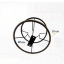 Ver imagem 2 de Enrolador Suporte Giratorio para Mangueira de Jardim até 50 Metros em Aço Ideal Jardim Muro Parede