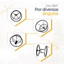 Ver imagem 5 de Enrolador Suporte Giratorio para Mangueira de Jardim até 50 Metros em Aço Ideal Jardim Muro Parede