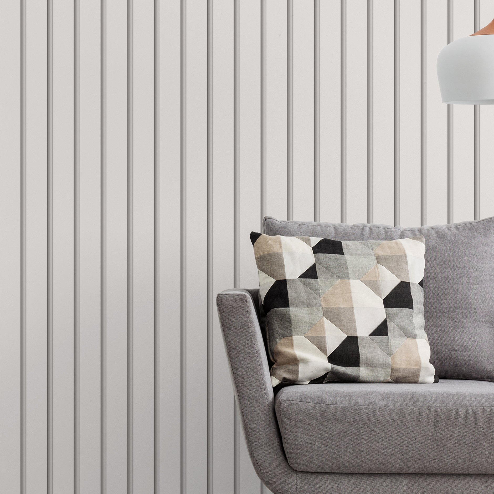 Adesivo De Parede Decorativo Ripas De Madeira Branca Quarto ...