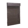 Persiana Bambu Romana Marrom 120 (L) X 220 (A) cm Cortina Madeira Roman Shade C/ Bandô 1,20 x 2,20 - 9