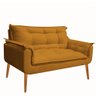 Namoradeira Opala Decorativa Suede Mostarda - B2ymagazine - 2
